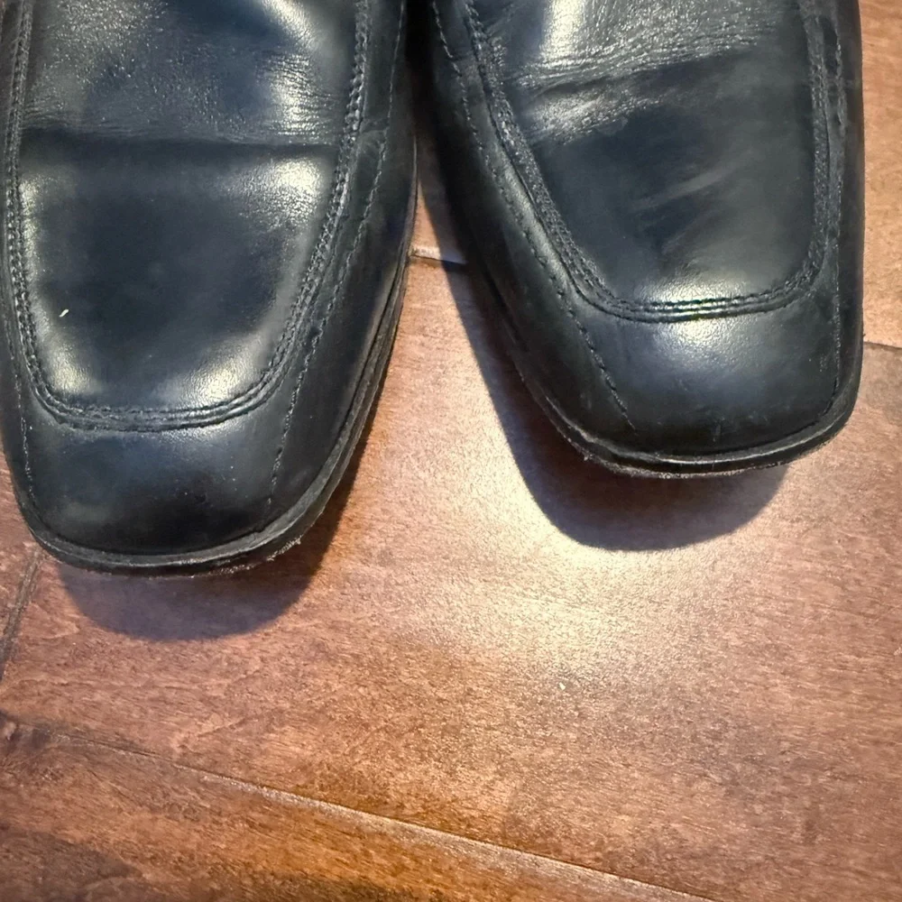 Men’s Black Bostonian slip on loafers (13)